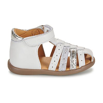 Sandales plates GBB JINETTE Blanc 19 filles - Publicité Sandales plates GBB JINETTE Blanc 19 filles - Publicité