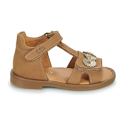 Sandales plates GBB LISETTE Marron 25,26 filles - Publicité Sandales plates GBB LISETTE Marron 25,26 filles - Publicité