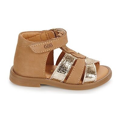 Sandales plates GBB OLENA Marron 24,25,26,27 filles - Publicité Sandales plates GBB OLENA Marron 24,25,26,27 filles - Publicité
