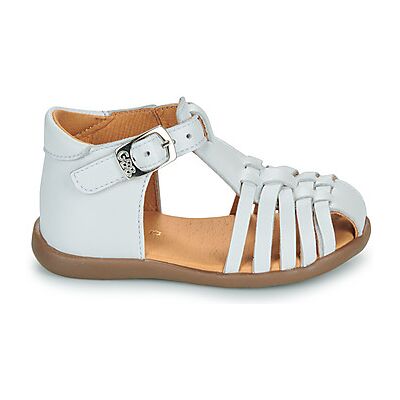 Sandales plates GBB KAYIA Blanc 24 filles - Publicité Sandales plates GBB KAYIA Blanc 24 filles - Publicité
