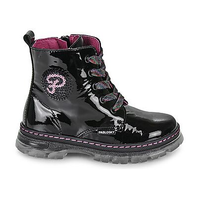 Boots enfant Pablosky 434219-J Noir 31,32,33,34 filles - Publicité Boots enfant Pablosky 434219-J Noir 31,32,33,34 filles - Publicité