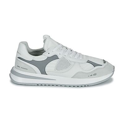 Basket Olympique Low Blanc Gris Philippe Model - Baskets Basses - Publicité Basket Olympique Low Blanc Gris Philippe Model - Baskets Basses - Publicité