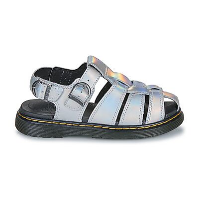 DR MARTENS Sandales plates Dr. Martens Caarys J Silver Lazer Reflective Metallic Argenté 36,28,30,31,32,33,35 filles - Publicité DR MARTENS Sandales plates Dr. Martens Caarys J Silver Lazer Reflective Metallic Argenté 36,28,30,31,32,33,35 filles - Publicité