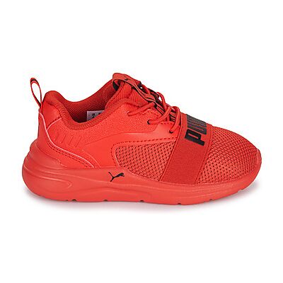 Chaussures enfant Puma Soft Wired 2 AC Inf Rouge 20,22,23,24 garcons - Publicité Chaussures enfant Puma Soft Wired 2 AC Inf Rouge 20,22,23,24 garcons - Publicité