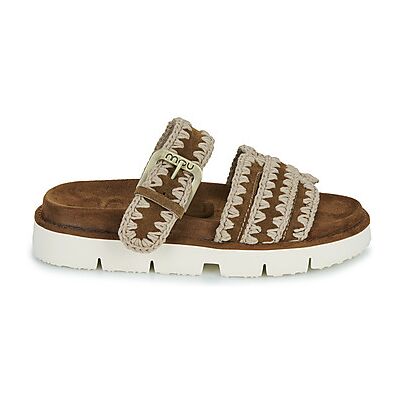 Sandales plates Mou BIO TWO BUCKLES MULTI STITCH Marron 37,38,39,40 femmes - Publicité Sandales plates Mou BIO TWO BUCKLES MULTI STITCH Marron 37,38,39,40 femmes - Publicité