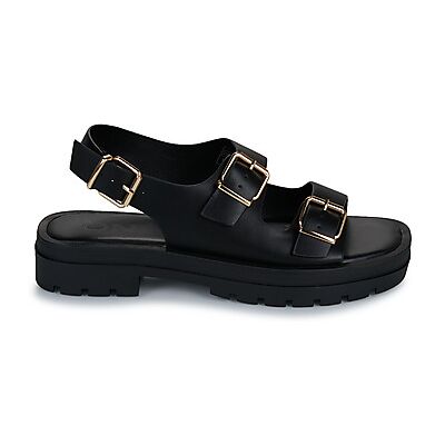 Sandales plates Only ONLMELODY-2 BUCKLE SANDAL Noir 38,39,41 femmes - Publicité Sandales plates Only ONLMELODY-2 BUCKLE SANDAL Noir 38,39,41 femmes - Publicité