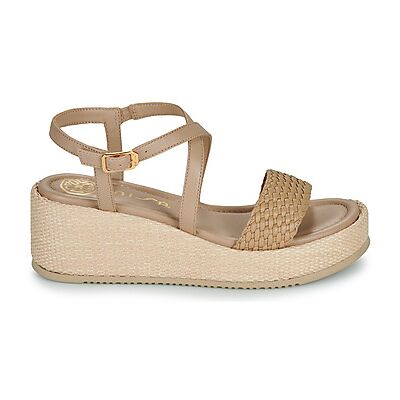 Sandales compensées Unisa KALION Beige 37 femmes - Publicité Sandales compensées Unisa KALION Beige 37 femmes - Publicité