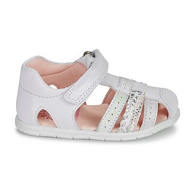 Sandales plates Pablosky ZIG Blanc 18,19 filles - Publicité Sandales plates Pablosky ZIG Blanc 18,19 filles - Publicité