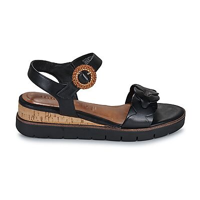 Sandales compensées Tamaris 28258-001 Noir 37,39,40 femmes - Publicité Sandales compensées Tamaris 28258-001 Noir 37,39,40 femmes - Publicité