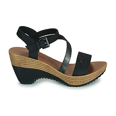 Sandales compensées Chattawak MAELLE Noir 36,38,39,40,41 femmes - Publicité Sandales compensées Chattawak MAELLE Noir 36,38,39,40,41 femmes - Publicité