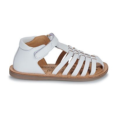 Sandales plates Kickers KICK DILOLA Blanc 24,25,27 filles - Publicité Sandales plates Kickers KICK DILOLA Blanc 24,25,27 filles - Publicité