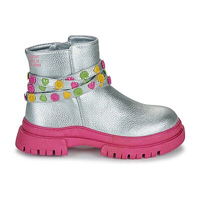 Boots enfant Agatha Ruiz de la Prada MATI Argenté 28,30,34 filles - Publicité Boots enfant Agatha Ruiz de la Prada MATI Argenté 28,30,34 filles - Publicité