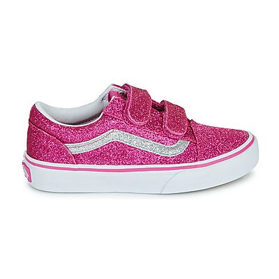 Baskets basses enfant Vans Old Skool V Rose 33 filles - Publicité Baskets basses enfant Vans Old Skool V Rose 33 filles - Publicité