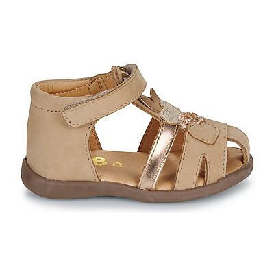 Sandales plates GBB ENITA Beige 18,20 filles - Publicité Sandales plates GBB ENITA Beige 18,20 filles - Publicité