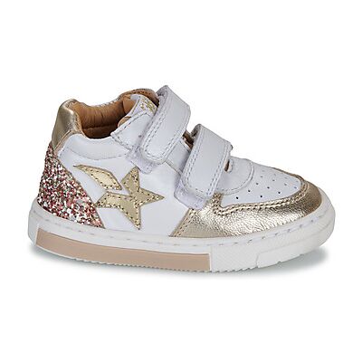 Baskets montantes enfant GBB GLACE Blanc 24,25,26 filles - Publicité Baskets montantes enfant GBB GLACE Blanc 24,25,26 filles - Publicité