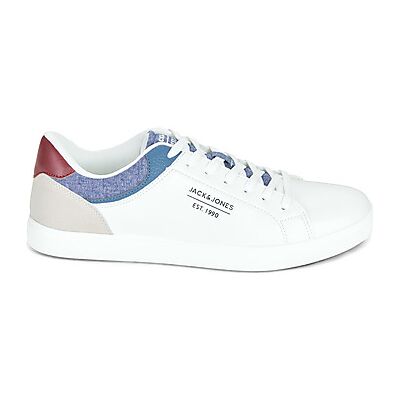 Baskets basses Jack & Jones JFWJORDAN SNEAKER Blanc 40,41,42,43,44,45,46 hommes - Publicité Baskets basses Jack & Jones JFWJORDAN SNEAKER Blanc 40,41,42,43,44,45,46 hommes - Publicité