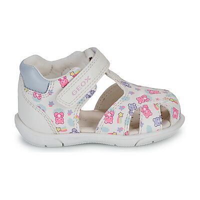 Sandales plates Geox B SANDAL ZAPITO GIRL Blanc 19,20,21,22,23,24,25,26 filles - Publicité Sandales plates Geox B SANDAL ZAPITO GIRL Blanc 19,20,21,22,23,24,25,26 filles - Publicité