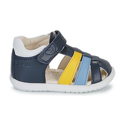 Sandales plates Geox B SANDAL MACCHIA BOY Bleu 18,19,20,24,26 garcons - Publicité Sandales plates Geox B SANDAL MACCHIA BOY Bleu 18,19,20,24,26 garcons - Publicité