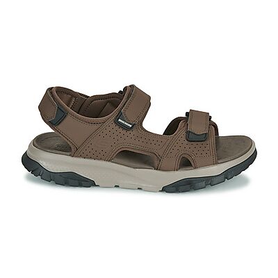 Sandales plates Skechers WAGNER Marron 41,44 hommes - Publicité Sandales plates Skechers WAGNER Marron 41,44 hommes - Publicité