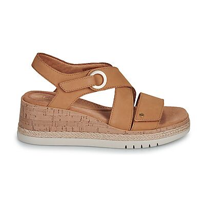 Sandales compensées Clarks Kidiki Sun Marron 38,39 femmes - Publicité Sandales compensées Clarks Kidiki Sun Marron 38,39 femmes - Publicité