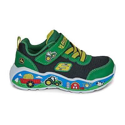 Baskets basses enfant Skechers PLAY SCENE JOHN DEERE Vert 26 garcons - Publicité Baskets basses enfant Skechers PLAY SCENE JOHN DEERE Vert 26 garcons - Publicité
