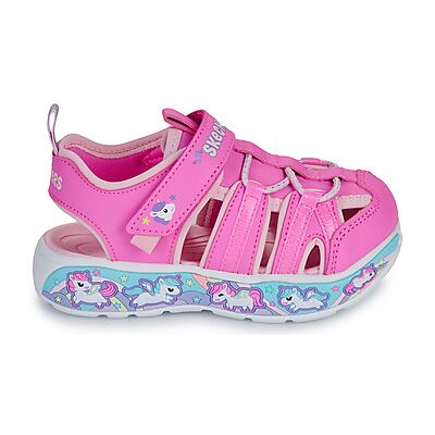 Sandales plates Skechers PLAY SCENE SPLASH Rose 22,23,24,25 filles - Publicité Sandales plates Skechers PLAY SCENE SPLASH Rose 22,23,24,25 filles - Publicité