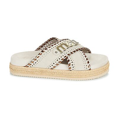 Mules Mou CRISS-CROSS SANDAL METAL STITCH Blanc 37,38,39,40 femmes - Publicité Mules Mou CRISS-CROSS SANDAL METAL STITCH Blanc 37,38,39,40 femmes - Publicité