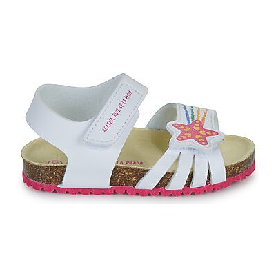 Sandales plates Agatha Ruiz de la Prada BIOS Blanc 28,29 filles - Publicité Sandales plates Agatha Ruiz de la Prada BIOS Blanc 28,29 filles - Publicité