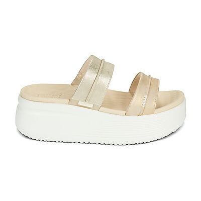 Sandales HEYDUDE Austin Slide Classic Champagne Metallic Doré 40 femmes - Publicité Sandales HEYDUDE Austin Slide Classic Champagne Metallic Doré 40 femmes - Publicité
