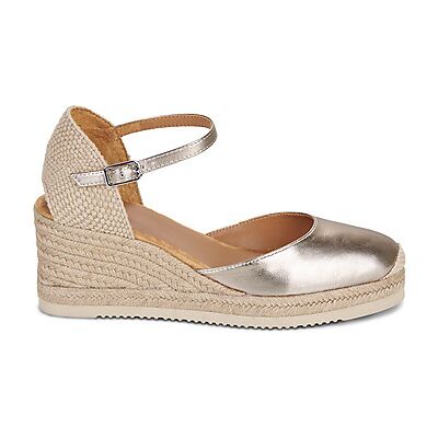 Espadrilles Unisa CACERES Doré 41 femmes - Publicité Espadrilles Unisa CACERES Doré 41 femmes - Publicité