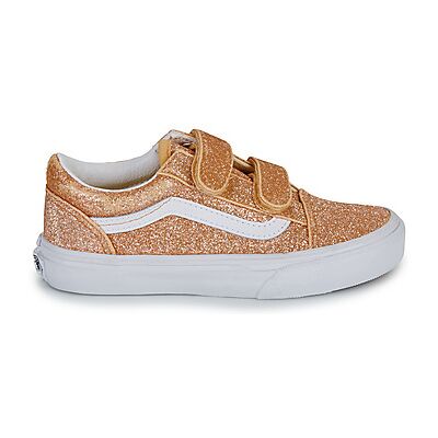 Baskets basses enfant Vans Old Skool V GLITTER Apricot Glow Doré 27,28,29,30,31,32,33,34,27 1/2 filles - Publicité Baskets basses enfant Vans Old Skool V GLITTER Apricot Glow Doré 27,28,29,30,31,32,33,34,27 1/2 filles - Publicité