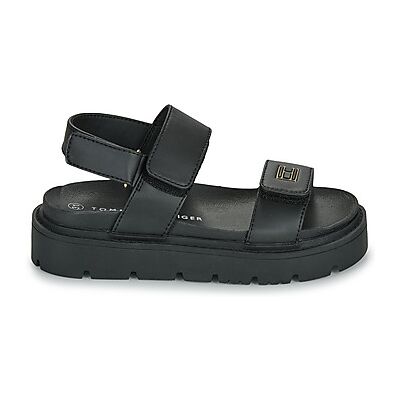 Sandales compensées Tommy Hilfiger CLAIRE Noir 37 filles - Publicité Sandales compensées Tommy Hilfiger CLAIRE Noir 37 filles - Publicité