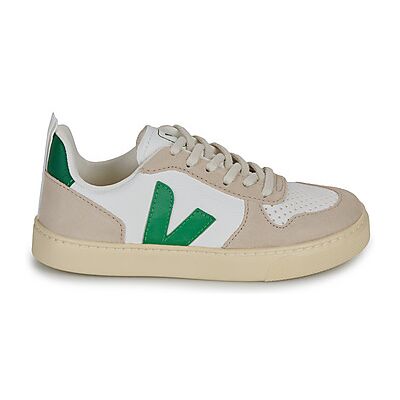 Baskets enfants Veja V-10 blanc et beige - Unisexe - Publicité Baskets enfants Veja V-10 blanc et beige - Unisexe - Publicité