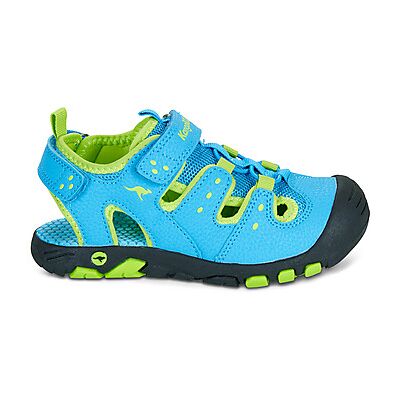 Sandales plates Kangaroos K-TREK Bleu 28,29,30,31 garcons - Publicité Sandales plates Kangaroos K-TREK Bleu 28,29,30,31 garcons - Publicité