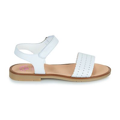 Sandales plates Pablosky MARY Blanc 31,32,33 filles - Publicité Sandales plates Pablosky MARY Blanc 31,32,33 filles - Publicité