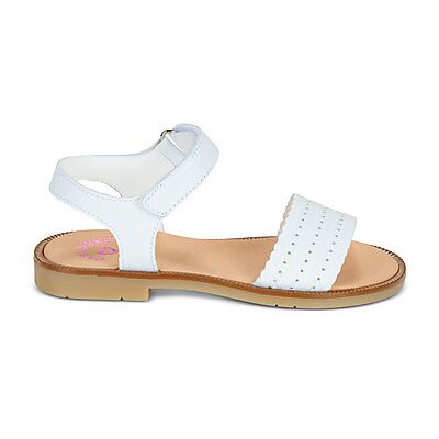Sandales plates Pablosky MARY Blanc 28,30 filles - Publicité Sandales plates Pablosky MARY Blanc 28,30 filles - Publicité