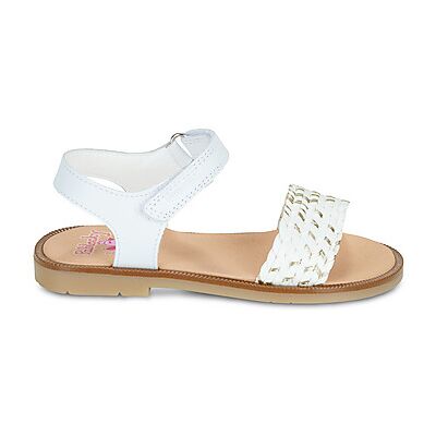 Sandales plates Pablosky MARY Blanc 24,25,26,27 filles - Publicité Sandales plates Pablosky MARY Blanc 24,25,26,27 filles - Publicité
