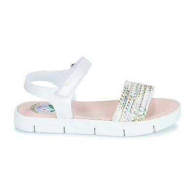Sandales plates Pablosky POLINA Blanc 31,32,33 filles - Publicité Sandales plates Pablosky POLINA Blanc 31,32,33 filles - Publicité