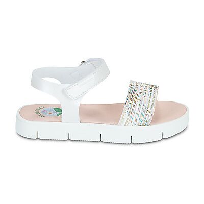 Sandales plates Pablosky POLINA Blanc 28,29,30 filles - Publicité Sandales plates Pablosky POLINA Blanc 28,29,30 filles - Publicité