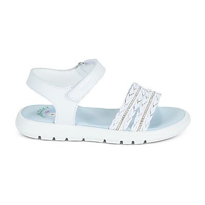 Sandales plates Pablosky PANDA Blanc 24,25,26,27 filles - Publicité Sandales plates Pablosky PANDA Blanc 24,25,26,27 filles - Publicité
