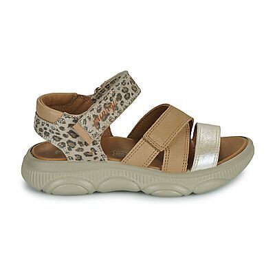 Sandales plates Primigi ALICE Marron 31,32,33 filles - Publicité Sandales plates Primigi ALICE Marron 31,32,33 filles - Publicité