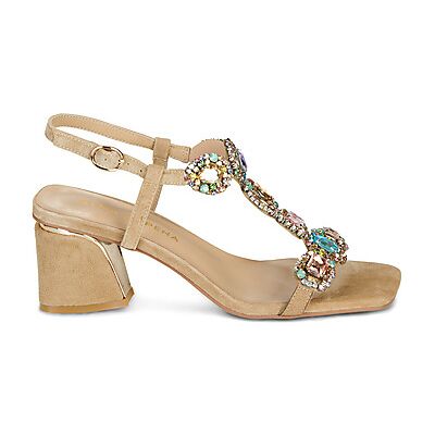Sandales à talon ALMA EN PENA V263050 Beige 37 femmes - Publicité Sandales à talon ALMA EN PENA V263050 Beige 37 femmes - Publicité