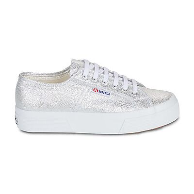 Baskets basses Superga 2740 PLATFORM LAME Argenté 36,39,40 femmes - Publicité Baskets basses Superga 2740 PLATFORM LAME Argenté 36,39,40 femmes - Publicité