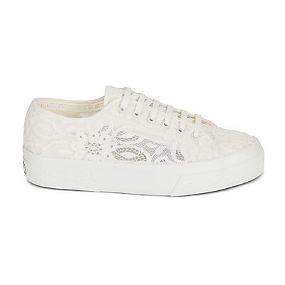 Baskets basses Superga 2740 PLATFORM PIZZO MACRAME Blanc 37 femmes - Publicité Baskets basses Superga 2740 PLATFORM PIZZO MACRAME Blanc 37 femmes - Publicité