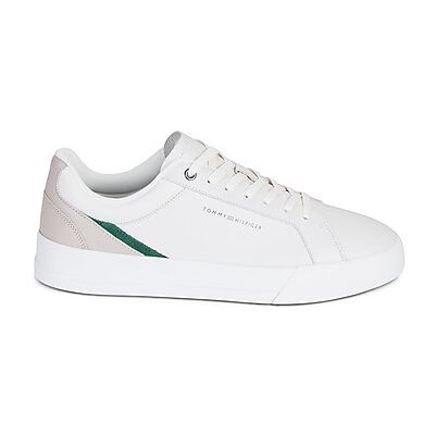 Baskets basses Tommy Hilfiger TH COURT PREMIUM LEATHER Blanc 41,42,43,44 hommes - Publicité Baskets basses Tommy Hilfiger TH COURT PREMIUM LEATHER Blanc 41,42,43,44 hommes - Publicité
