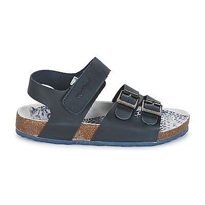 Sandales plates Kickers MAGINATION Bleu 31 garcons - Publicité Sandales plates Kickers MAGINATION Bleu 31 garcons - Publicité