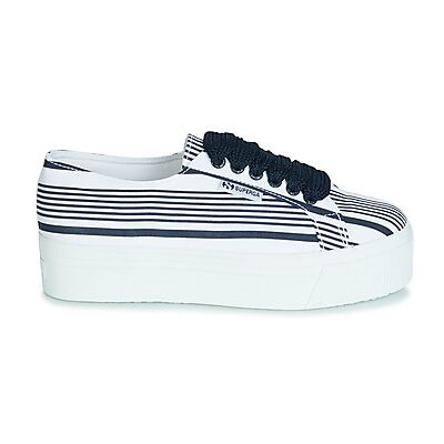 Baskets basses Superga 2790 COT MULTI STRIPE W Blanc 37,38,39,40,41 femmes - Publicité Baskets basses Superga 2790 COT MULTI STRIPE W Blanc 37,38,39,40,41 femmes - Publicité