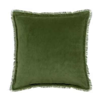 Housse de coussin verte Vivaraise FARA - Coussins & Décor - Publicité Housse de coussin verte Vivaraise FARA - Coussins & Décor - Publicité