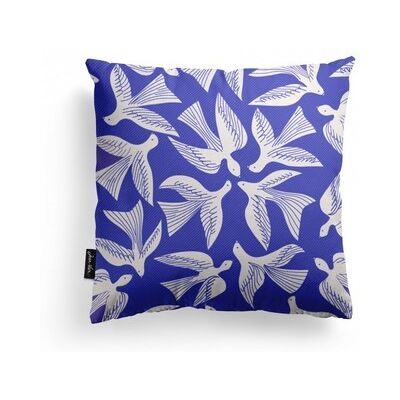 Housse de coussin Maison Jean-Vier Bakea - Bleu 40x40 cm - Publicité Housse de coussin Maison Jean-Vier Bakea - Bleu 40x40 cm - Publicité