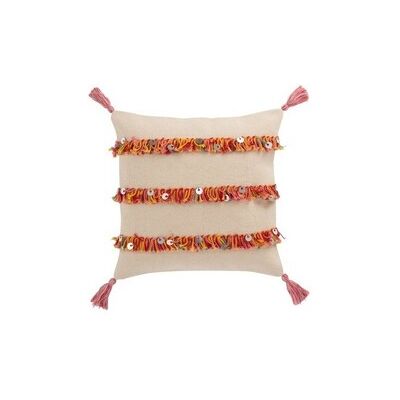 Coussins J-line ARTEANE Orange 45x45 cm - Publicité Coussins J-line ARTEANE Orange 45x45 cm - Publicité